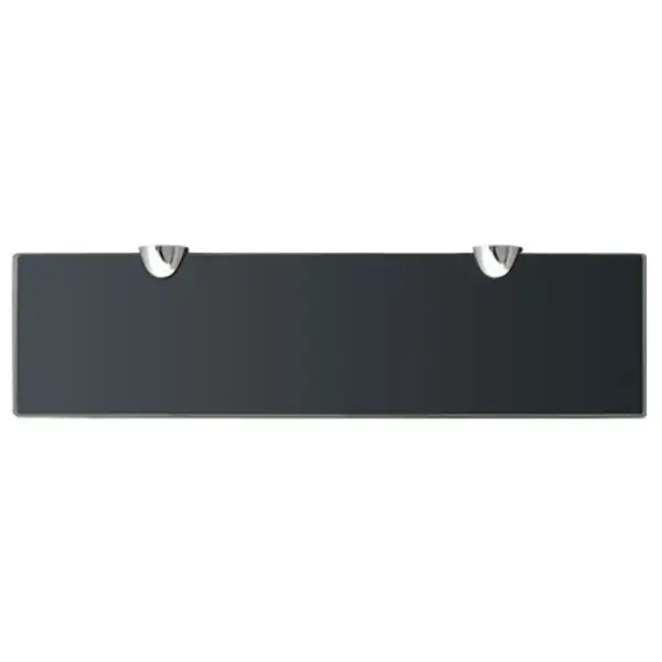 Must karastatud klaasist hõljuv seinariiul, 40 x 10 cm, 8 mm – 3