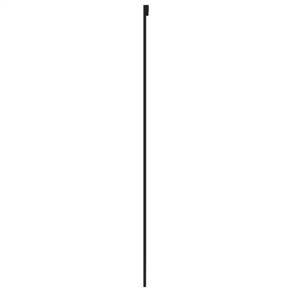 Must klaasist liuguks alumiiniumraamiga, matt ja läbipaistev, 102,5 x 205 cm – 5