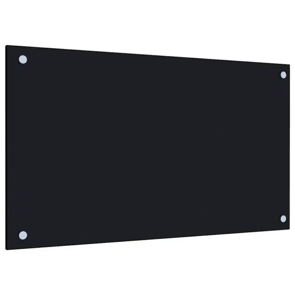 Köögi pritsmekaitse, must karastatud klaas, 70 x 40 cm, 6 mm – 5