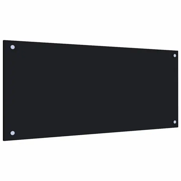 Köögi pritsmekaitse, must karastatud klaas, 90 x 40 cm – 5