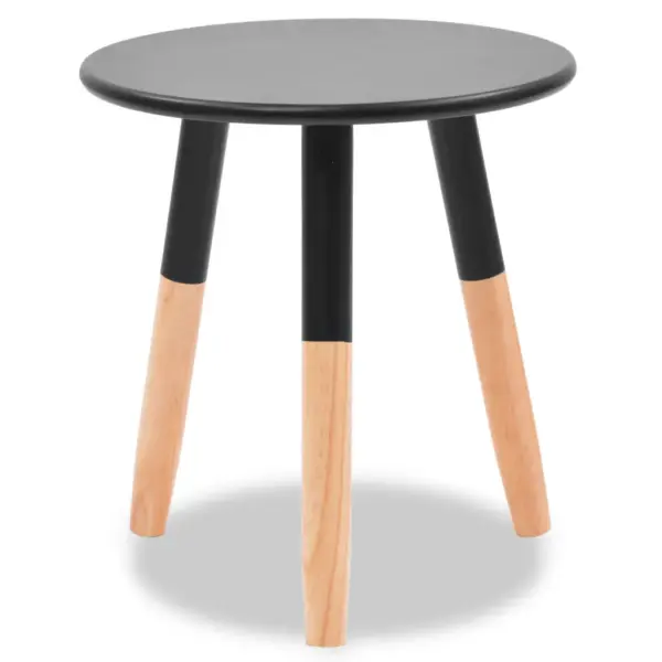 Must lisalaudade komplekt, 2 tk, männipuidust jalgade ja MDF-laudadega – 5