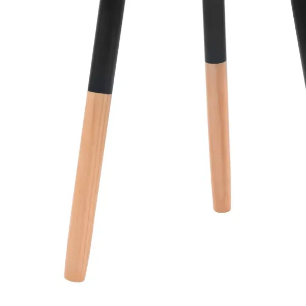 Must lisalaudade komplekt, 2 tk, männipuidust jalgade ja MDF-laudadega – 7