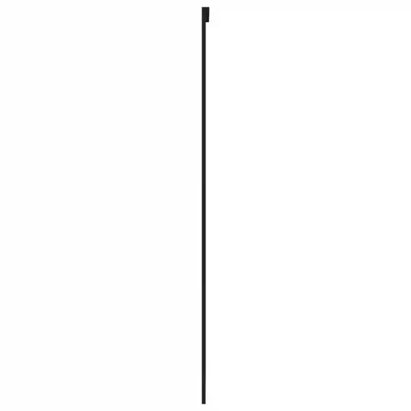 Must liuguks karastatud klaasiga, alumiiniumraamiga, 102,5 x 205 cm – 4