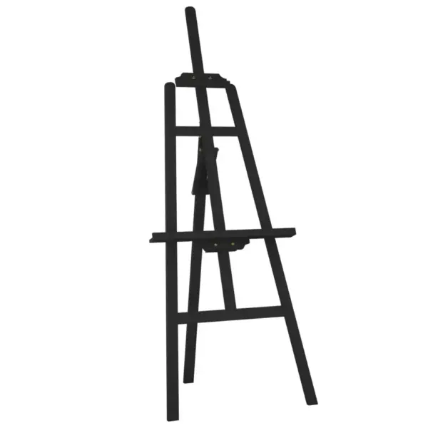 Reguleeritav männipuidust molbert, must, 53,5 x 95 x 127 cm, max lõuend 107 cm – 2