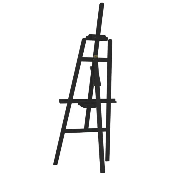 Reguleeritav männipuidust molbert, must, 53,5 x 95 x 127 cm, max lõuend 107 cm – 5