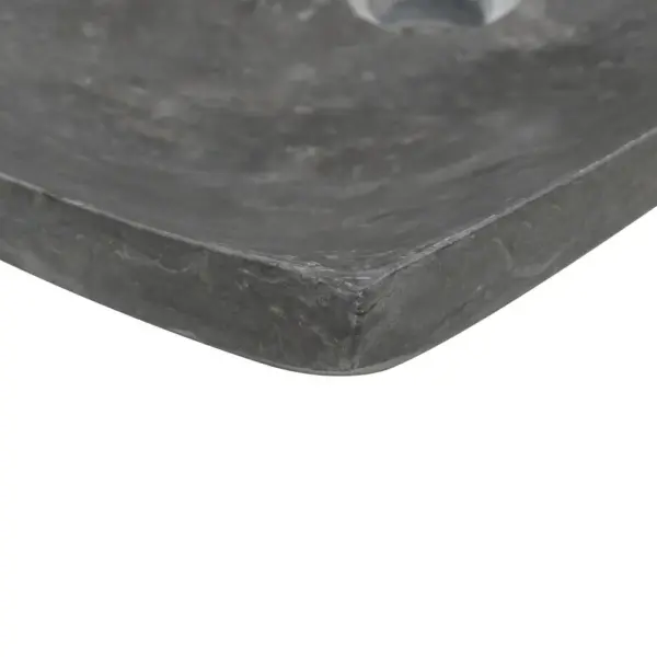 Must ristkülikukujuline marmorist valamu, 50 x 35 x 12 cm – 6
