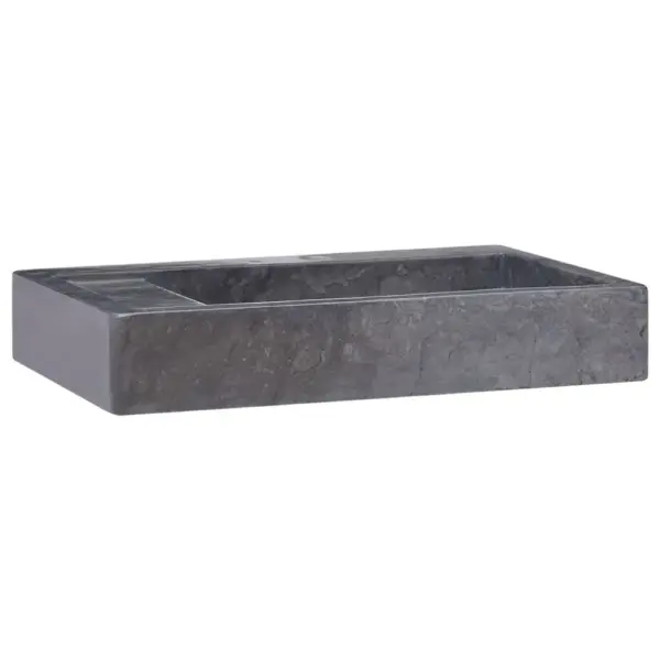 Must marmorist vannitoavalamu, 58 x 39 x 10 cm – 2