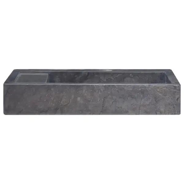 Must marmorist vannitoavalamu, 58 x 39 x 10 cm – 3