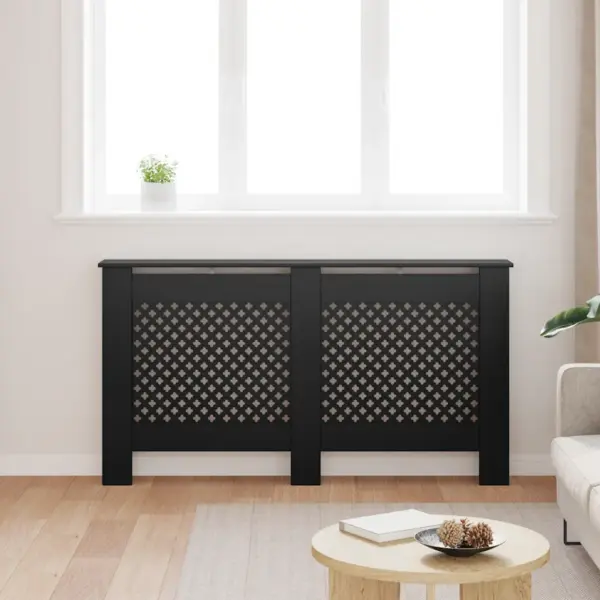 Must MDF radiaatorikate kärgdisainiga, 152 x 19 x 81,5 cm – 3
