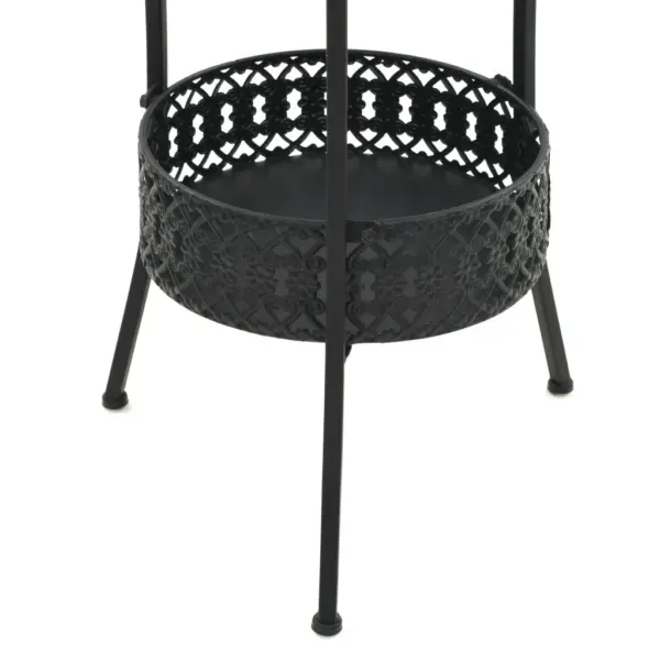 Must metallist bistroolaud korviga, 40 x 70 cm – 5