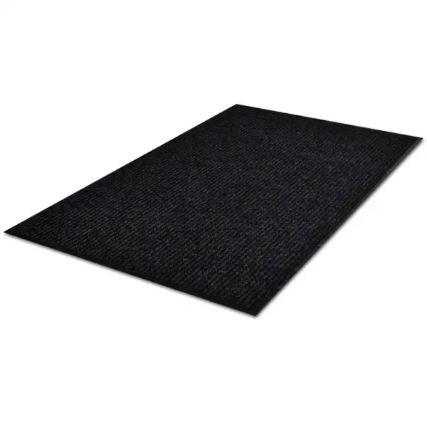 Mittelibisev must uksematt, 90 x 60 cm, polüester, PVC-tagusega – 3