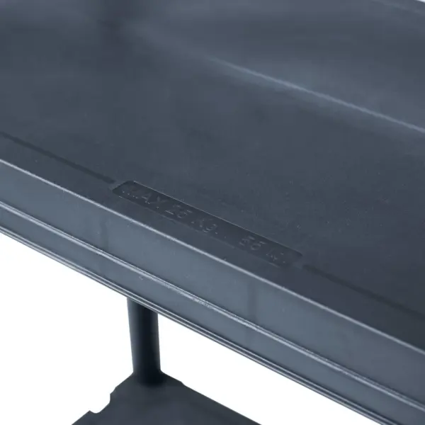 Plastist hoiuriiulid, 5 tk, must, 5 tasapinnaga, 60 x 30 x 180 cm, kandevõime 125 kg – 7