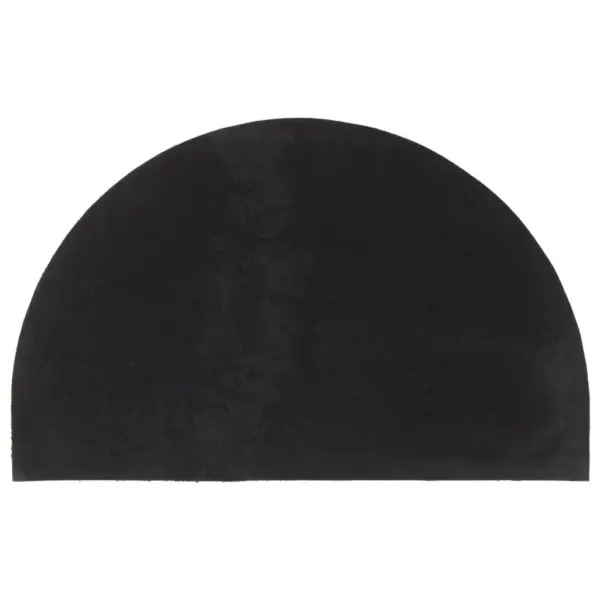 Poolringikujuline must uksematt flokeeritud kookoskiust, PVC põhjaga, 50 x 80 cm – 2