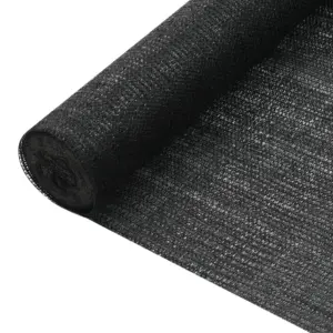 Must HDPE privaatsusvõrk aiale ja rõdule, 2 x 10 m, 75 g/m²