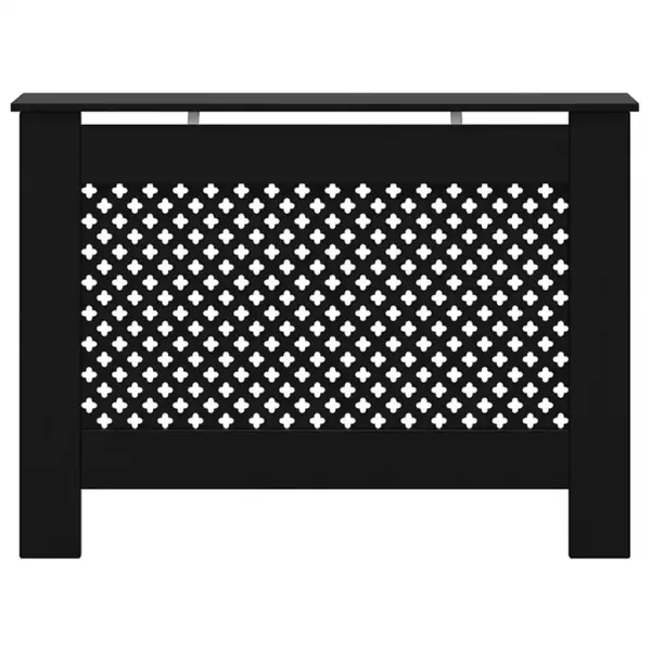 Must radiaatorikate kärg- ja ristdisainiga, MDF, 112 x 19 x 81,5 cm – 4