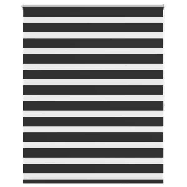 Sebraruloo aknale, must, 120 x 175 cm, 100% polüester – 2