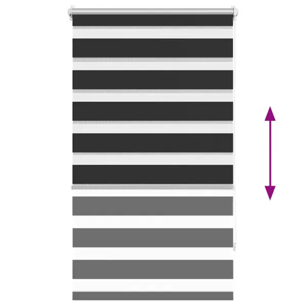 Must sebraruloo, 70 x 120 cm, 100% polüester – 5