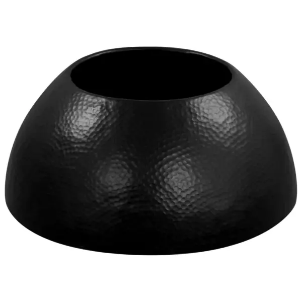 Kausikujuline must kohvilaud sepistatud alumiiniumist, 70 x 30 cm – 4