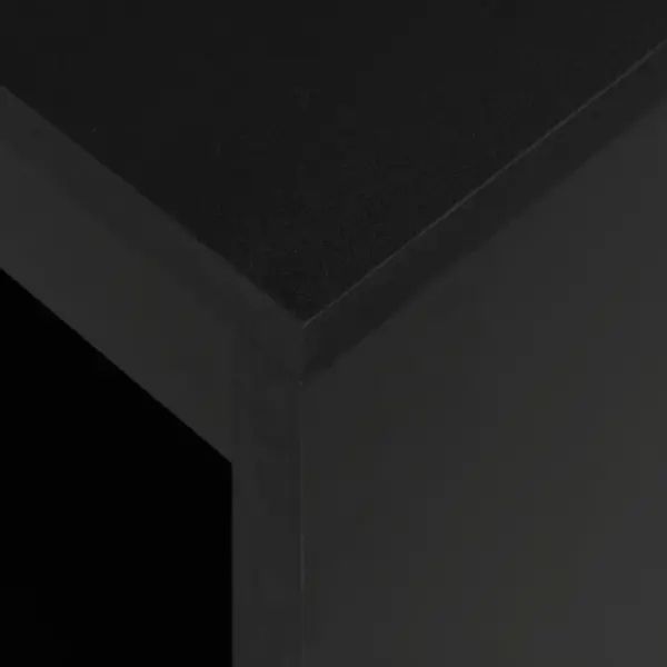 Must tehispuidust baarilaud kolmekorruselise riiuliga, 110 x 50 x 103 cm - 5