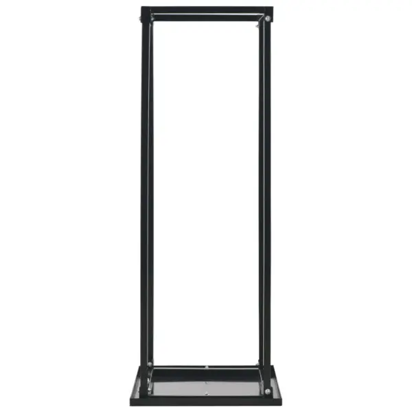 Küttepuude rest alusega, must teras, 37 x 37 x 113 cm – 3
