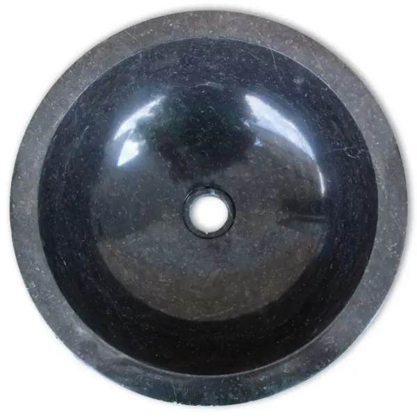 Ümmargune must marmorvalamu, 40 x 15 cm – 4