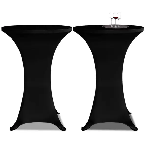 Must veniv seisulauakate Ø 80 cm, 4 tk – 2