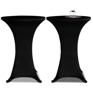 Venivad seisulauakatted, must, Ø 60 cm, 2 tk