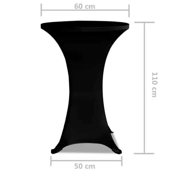 Venivad seisulauakatted, must, Ø 60 cm, 2 tk – 5
