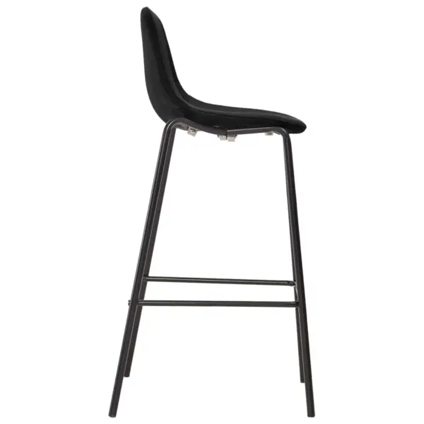 Kangast baaripukid jalatoega, 2 tk, must, metallraamiga, 51 x 49 x 99 cm – 4