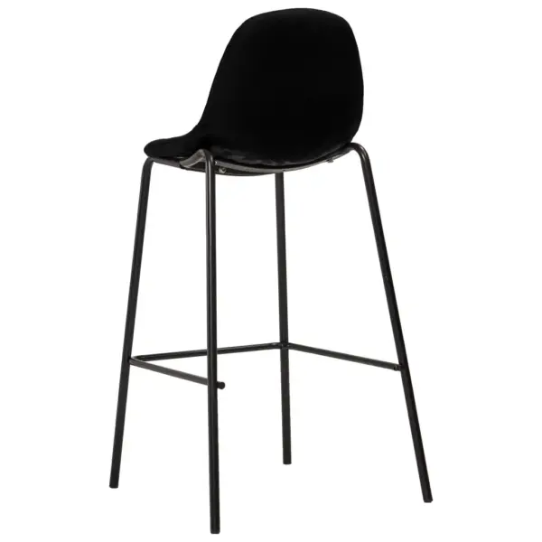 Kangast baaripukid jalatoega, 2 tk, must, metallraamiga, 51 x 49 x 99 cm – 5
