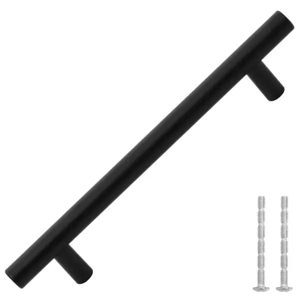 Mustad T-kujulised kapi käepidemed, 10 tk, roostevaba teras, ava vahe 128 mm - 3