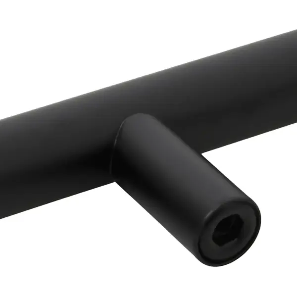 Mustad T-kujulised kapi käepidemed, 10 tk, roostevaba teras, ava vahe 128 mm - 9