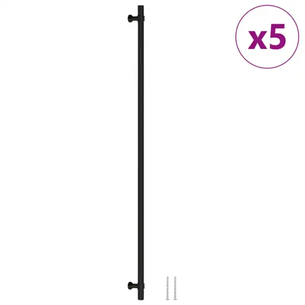 Mustad roostevabast terasest kapi käepidemed, 5 tk, 480 mm auguvahe – 2