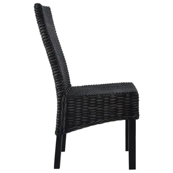 Söögitoolid 6 tk, must Kubu rotang ja mangopuit, 46 x 61 x 93 cm – 2