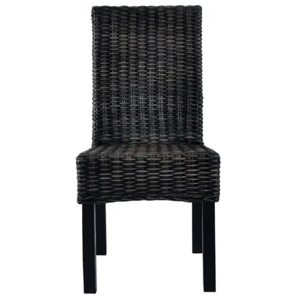 Söögitoolid 6 tk, must Kubu rotang ja mangopuit, 46 x 61 x 93 cm – 3