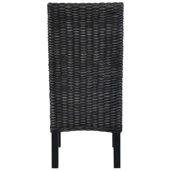 Söögitoolid 6 tk, must Kubu rotang ja mangopuit, 46 x 61 x 93 cm – 5