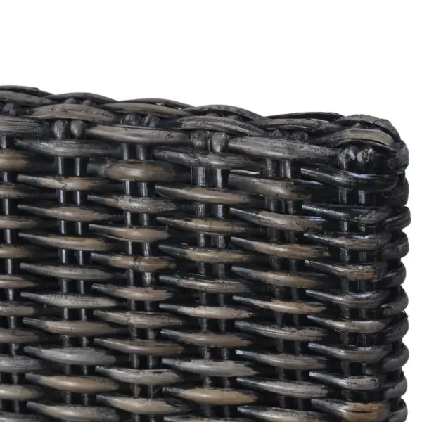 Söögitoolid 6 tk, must Kubu rotang ja mangopuit, 46 x 61 x 93 cm – 7