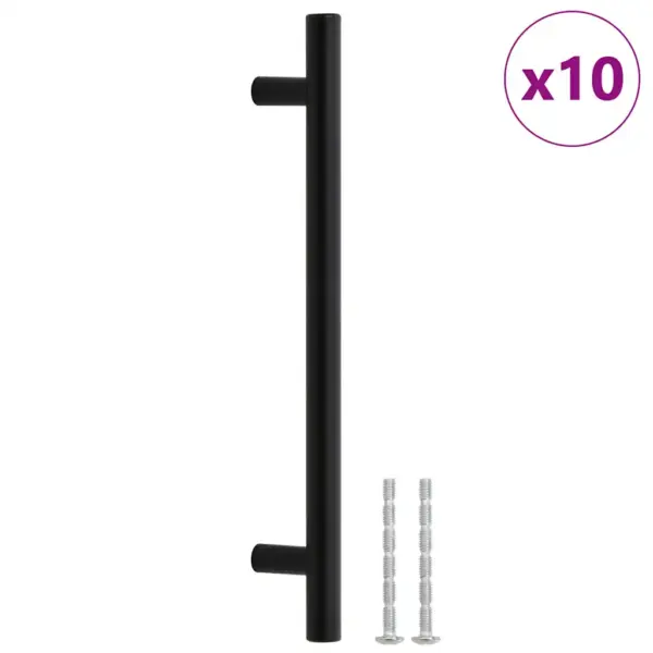 Mustad roostevabast terasest kapi käepidemed, 10 tk, 160 mm - 2