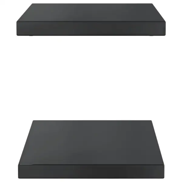 Seinariiulid 2 tk, must roostevaba teras, 50 x 30 cm – 5