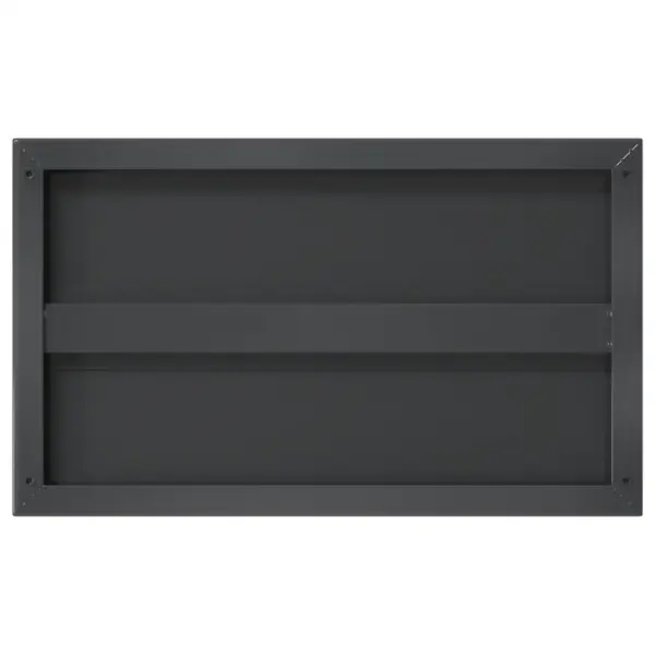 Seinariiulid 2 tk, must roostevaba teras, 50 x 30 cm – 7