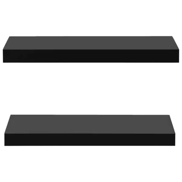 Mustad MDF seinariiulid nähtamatu kinnitusega, 2 tk, 40 x 20 x 3,8 cm – 3