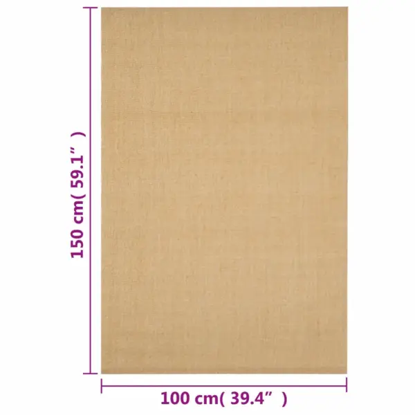 Naturaalne sisalist vaip libisemisvastase lateksalusega, 100 x 150 cm – 7