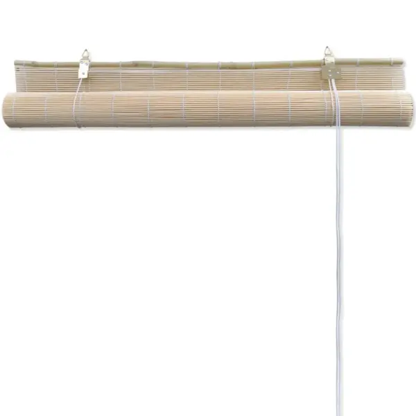 Naturaalsed bambusrulood akendele, bambus, 120 x 160 cm, 2 tk - 6