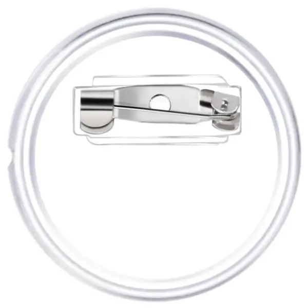 Läbipaistvad akrüülist nupumärgi toorikud, 25 mm, 100 komplekti – 6