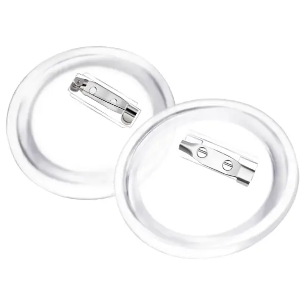 Läbipaistev akrüülist nupumärkide komplekt, 100 tk, 58 mm – 3