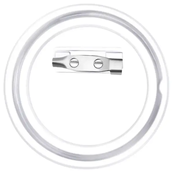 Läbipaistev akrüülist nupumärkide komplekt, 100 tk, 58 mm – 5