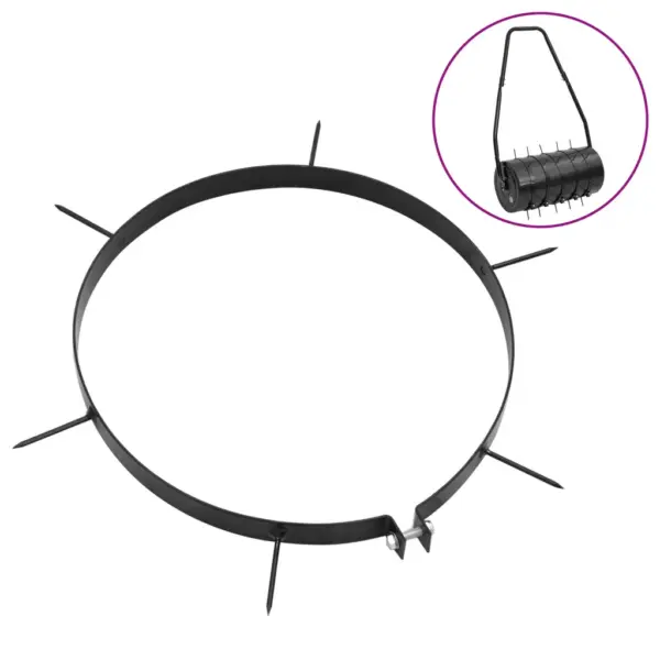 Ogadega muruõhutaja klambrid mururullile, 5 tk, raud, Ø 30 cm – 2
