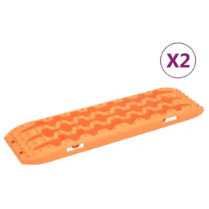 Oranžid veoplaadid autole, 2 tk, tugevdatud nailon, 106 x 30,5 x 7 cm