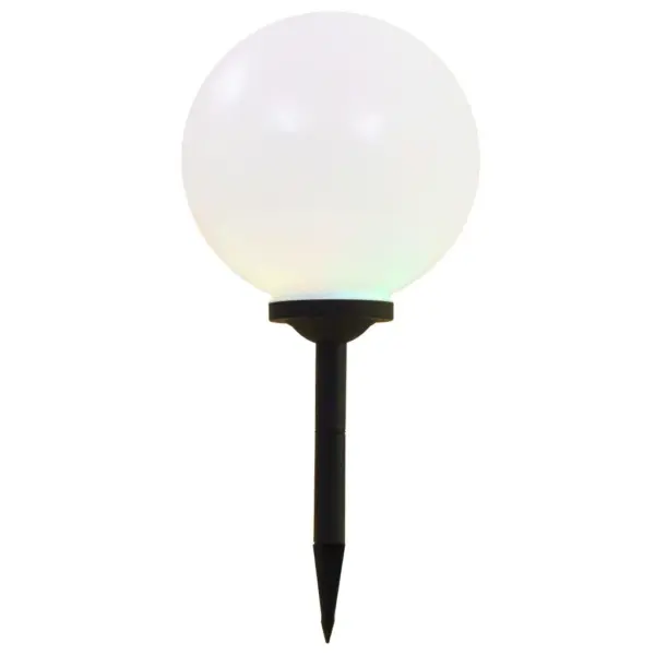 Kerakujulised õue LED päikeselambid RGB valgusega, 30 cm, 4 tk – 3