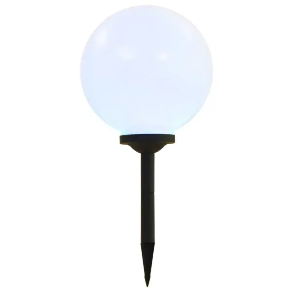 Kerakujulised õue LED päikeselambid RGB valgusega, 30 cm, 4 tk – 4